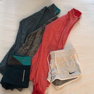 Nike shorts and Long Sleeve Bundle - XS